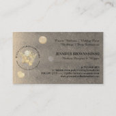 Craft Gold Festive Balloons Party Event Planner Visitekaartje (Achterkant)