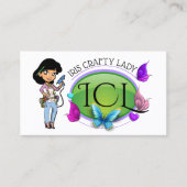 Craft / Handylady Visitekaartje herzien Contactkaartje (Voorkant)