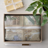 Craft Junk Journal Scrapbook Floral Achtergrond B Tissuepapier (Geschenk)