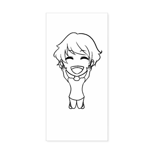 Craft karikatuur karakter c1e4p20 storytelling rubberstempel (Afrduk)