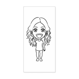 Craft karikatuur karakter c5e3p17 storytelling rubberstempel