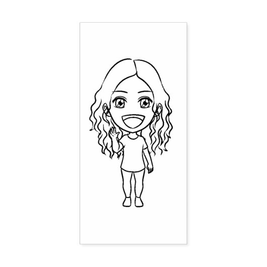 Craft karikatuur karakter c5e3p17 storytelling rubberstempel (Afrduk)