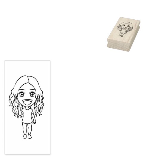 Craft karikatuur karakter c5e3p17 storytelling rubberstempel (Gestempeld)