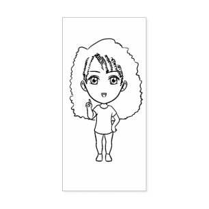 Craft karikatuur karakter n3e2p7 storytelling rubberstempel