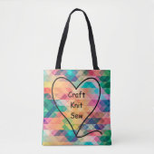 Craft, Knit, Sew Bag Tote Bag (Voorkant)