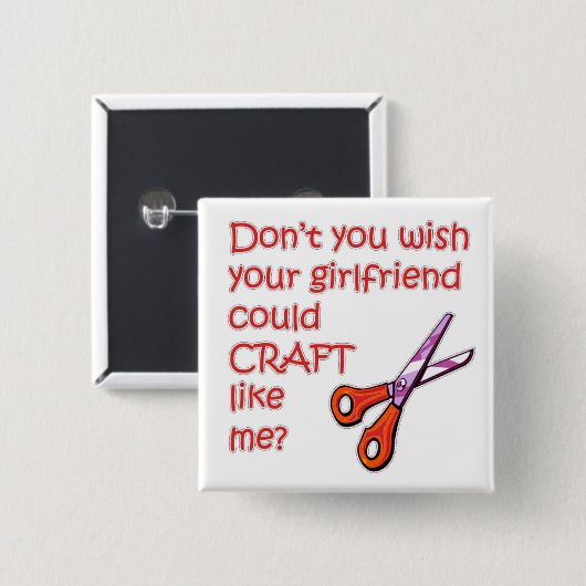 Craft like me button (Voorkant /achterkant)