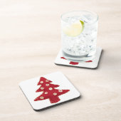 Craft Red kerstboom met Button Baubles Bier Onderzetter (Rechterzijde)
