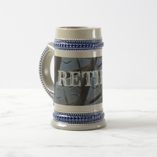 Craft Retirement Ceramic Beer Stein Bierpul (Voorkant links)
