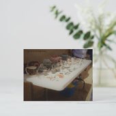 Craft Sale van de Pueblo-indianen Briefkaart (Staand voorkant)