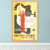 Craft School Canvas Afdruk (Insitu (Houten vloer))