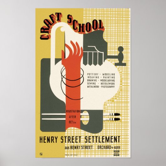 Craft School Poster (Voorkant)