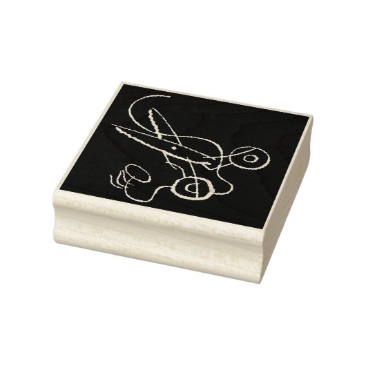 Craft Scissors Outline Tas Rubber Stamp Rubberstempel (Stempel)