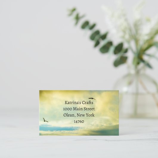 Craft Seller Visitekaartje (Staand voorkant)