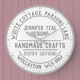 Craft Shop Wall Clock Grote Klok