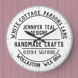 Craft Shop Wall Clock Grote Klok