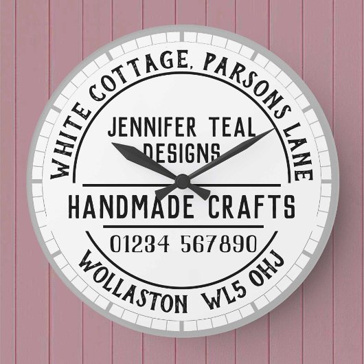 Craft Shop Wall Clock Grote Klok