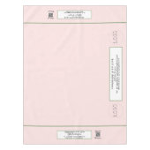 Craft Show Blush Green 52 x 70 QR Code Tafelkleed (Voorkant)