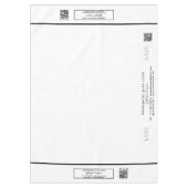 Craft Show Blush Sage 60 x 84 QR Code Tafelkleed (Voorkant)