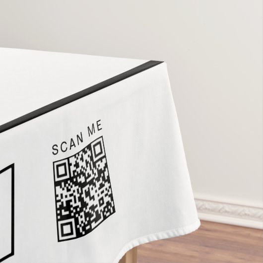 Craft Show Blush Sage 60 x 84 QR Code Tafelkleed (Voorbeeld)