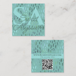 Craft Show Promotionele Pop Up Business groen Vierkante Visitekaartje