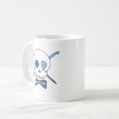 Craft Skull (blauw) Koffiemok (Voorkant links)