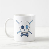 Craft Skull (blauw) Koffiemok (Links)
