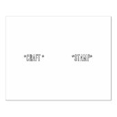 Craft-Stamp aangepaste tekst Houten-Handle Jet Bla Rubberstempel (Afrduk)