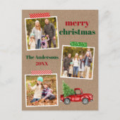 Craft Tape Red Truck Briefkaart (Voorkant)