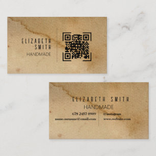 Craft Texture Rustic Visitekaartje