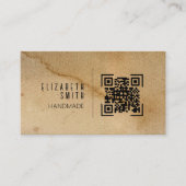 Craft Texture Rustic Visitekaartje (Voorkant)