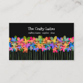 Craft Theme Trendy Two Side Visitekaartje (Voorkant)