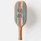 Craft uw spel: gepersonaliseerd rustiek hout pickleball paddle (Links)