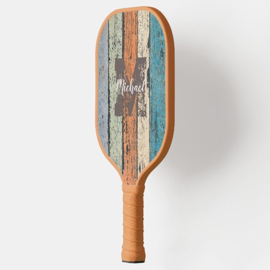 Craft uw spel: gepersonaliseerd rustiek hout pickleball paddle (Links)