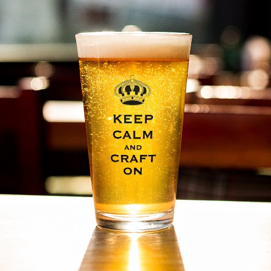 CRAFT vervangen, naam | Trendy Keep Calm Point Glas