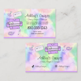 Craft Vinyl Rainbow Silhouette Cricut Waterverf Visitekaartje