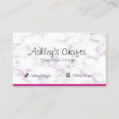 Craft Vinyl T-Shirt Silhouette Cricut Business Car Visitekaartje (Achterkant)