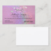 Craft Vinyl Visitekaartje Hologram Roze (Voorkant / Achterkant)