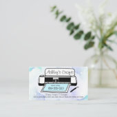 Craft Vinyl Visitekaartje - Silhouette Cricut (Staand voorkant)
