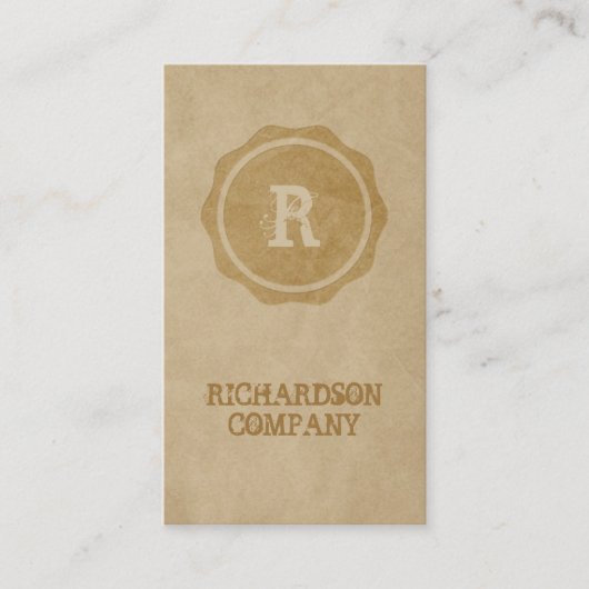 Craft visitekaartjes Papier voor ambachtslift (Voorkant)