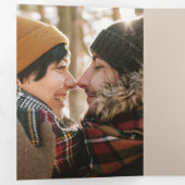 Craft Vrolijk Kerstfeest Multi Foto Drieluik Wenskaart (Binnenzijde eerst)