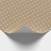 Craft White Heart Valentijnsdag Wrapping Paper Cadeaupapier (Hoek)