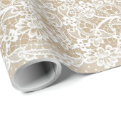 Craft White Lace Papers 11 Cadeaupapier (Rol Hoek)
