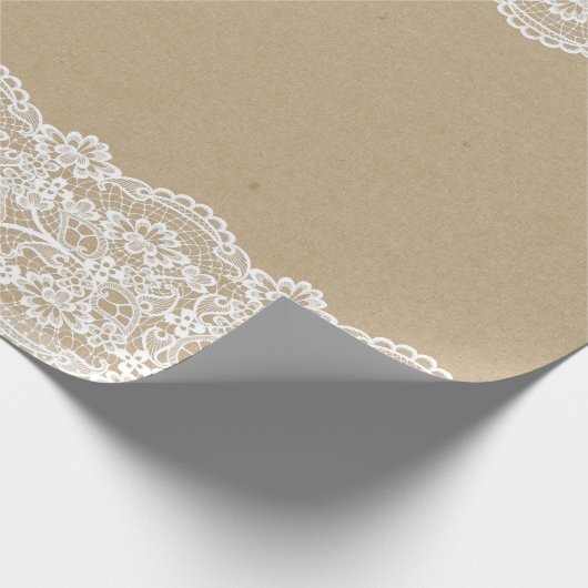 Craft White Lace Papers 11 Cadeaupapier (Hoek)