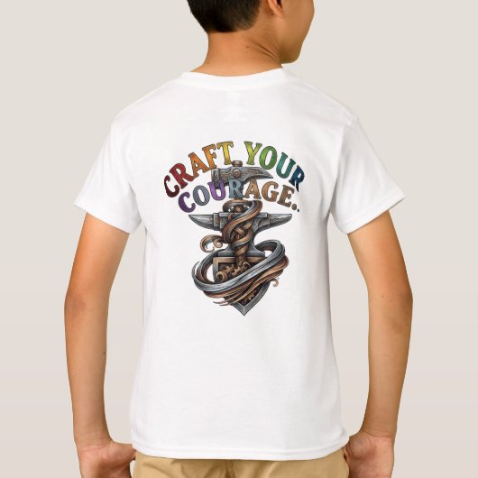 Craft Your Courage T-shirt (Achterkant)