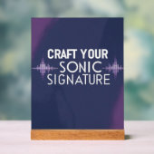 Craft Your Sonic Signature optie 2 Acryl Bord (Neutraal)