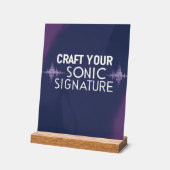 Craft Your Sonic Signature optie 2 Acryl Bord (Hoek)