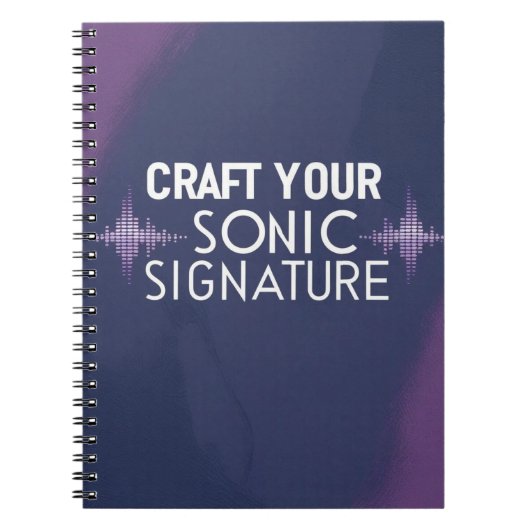 Craft Your Sonic Signature optie 2 Notitieboek (Voorkant)