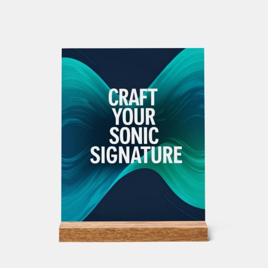 Craft Your Sonic Signature optie 3 Acryl Bord (Voorkant)
