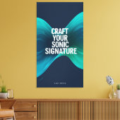 Craft Your Sonic Signature optie 3 Canvas Afdruk (Insitu (Woonkamer))