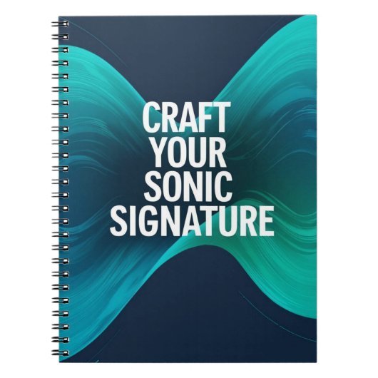 Craft Your Sonic Signature optie 3 Notitieboek (Voorkant)